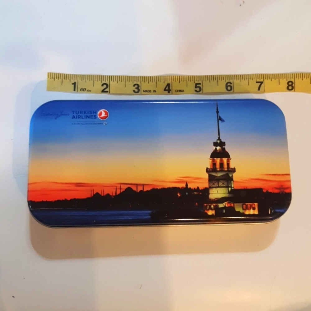 Airplane Tin box Travel Supplies Turkish scenic Vacation Collection